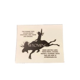 Bucking Bronco Moose Sticker Grand Teton National Park Jackson Hole