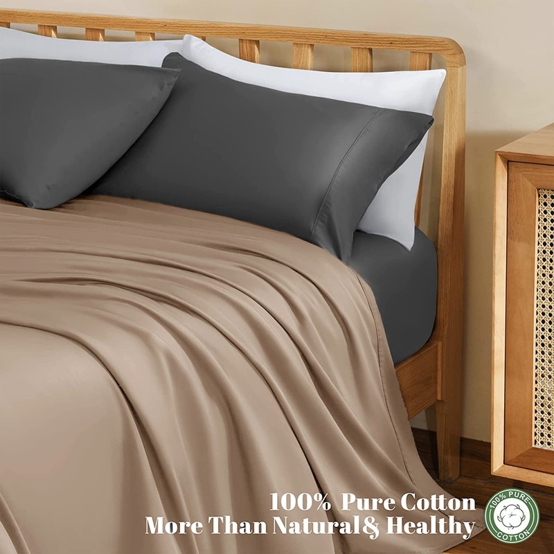 Imperial Rooms Flat Sheets Double 200 Thread Count 100% Egyptian