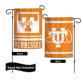 Tennessee Garden Flag 12.5 x 18 Inch Double Sided College Yard Banner Flag Is Printed in the USA and Licensed by Wincraft (Vault)