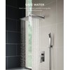 FORIOUS Shower Faucet Set Brushed Nickel -10 Inch Shower System