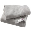 Hiorie Imabari Towel, Certified, Hotel’s Set of 2, Silver Gray,