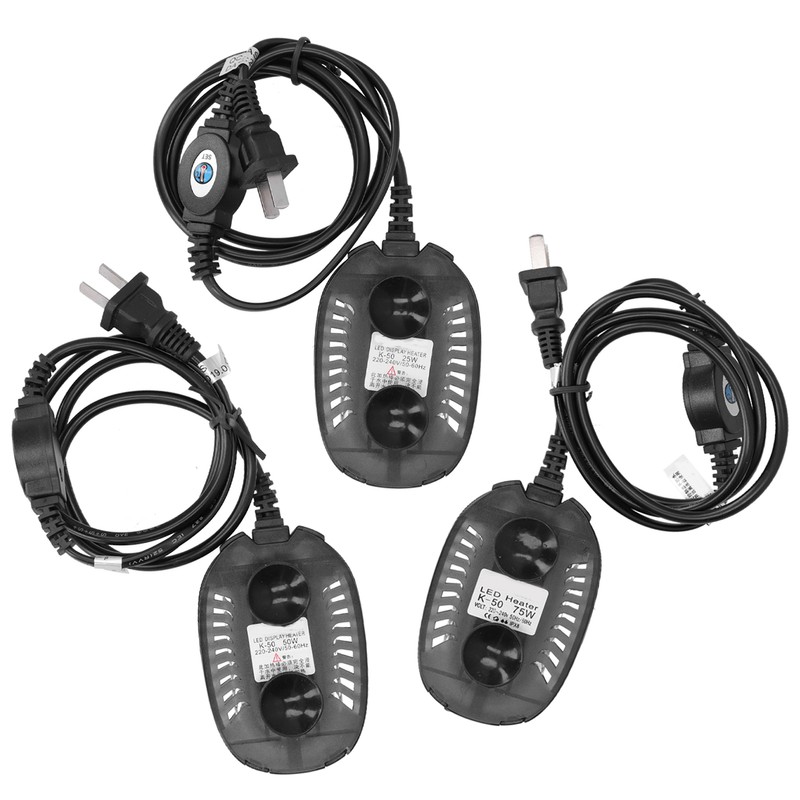 Submersible Aquarium Heater Fish Tank LED External Thermostat Quartz Heating