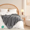 Lanqinglv Cuddly Fluffy Blanket, Grey, Thick Cuddly Blanket, Plush Flannel