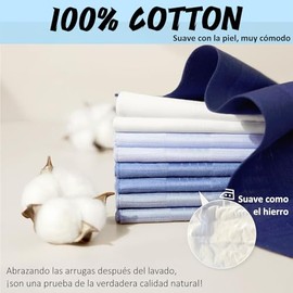5 Piezas Pañuelos para Hombre, 40 X 40cm, Pañuelos para Hombres de 100% Algodon, Pañuelo para Traje hombre con Caja de Regalo,Adecuado para Como Bailes,una cita,Bodas y Ceremonias de Graduación
