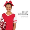 Augusta Sportswear Cheer Hair Bow Orange OS
