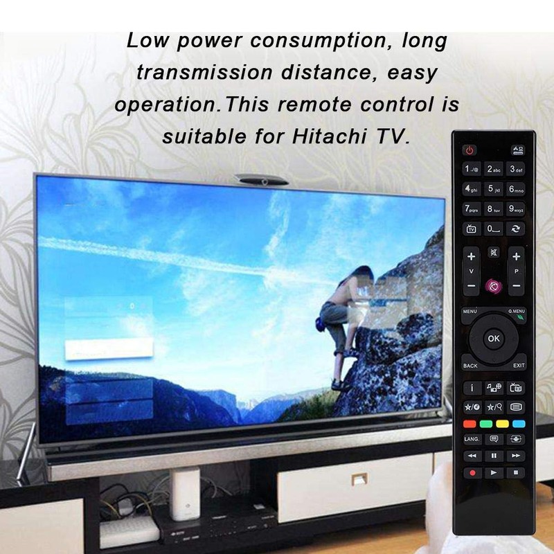 Replacement Remote Control for Hitachi TV, High Sensitivity Smart TV