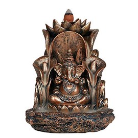 Pacific Giftware Ganesha On Throne Backflow Incense Sticks Home Decor