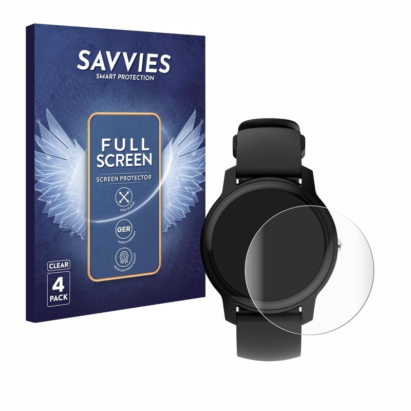 Savvies Pack of 4 Full Screen Protectors for Withings Move