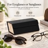 Eyeglasses Organizer Case for Sunglasses Storage – Portable Multi-Slot Holder