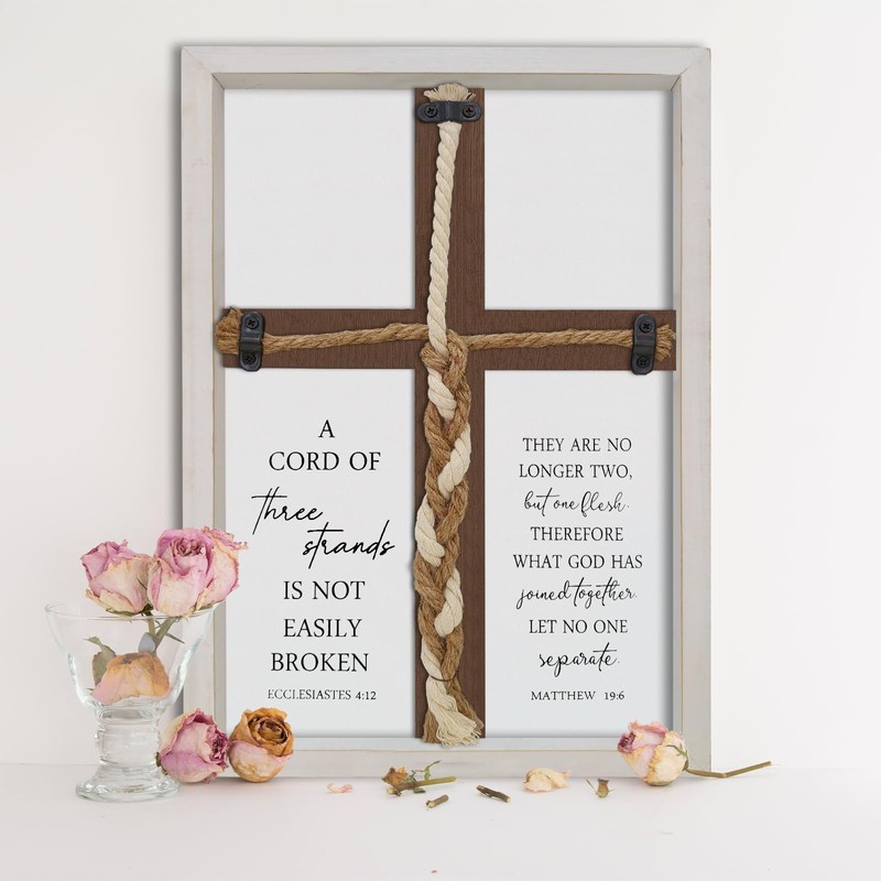 FZMHASLWW A Cord of Three Strands Wedding Ceremony Unity Cross
