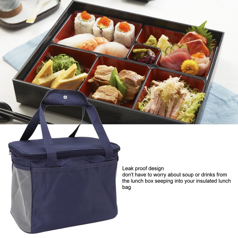 Insulated Lunch Bag Leak Proof Portable Reusable Lunch Box for