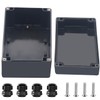 Otdorpatio Project Box ABS Black Electrical Boxes IP67 Outdoor Waterproof