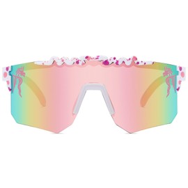 RICONE Two Sizes Cycling Sunglasses Polarized UV400 for Adults Youth Boys Girls Men Women Baseball Sports Glasses Outdoor - QY3