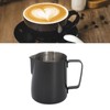 Pull Flower Cup Stainless Steel Art Froth Cup Pointed Mouth