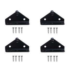4 Pcs 10MM Gas Spring Lift Strut Bracket Ball Stud Black, Mounting Bracket for Lift Support Prop