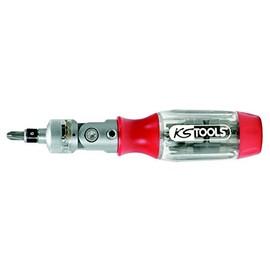 KS Tools 911.247 Ratchet Bit Driver, 1/4-Inch