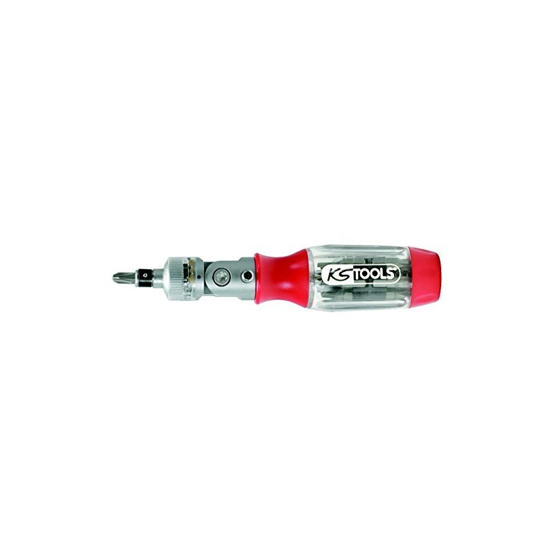 KS Tools 911.247 Ratchet Bit Driver, 1/4-Inch
