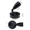 12V 3W LED Interior Spotlight Reading Light Adjustable Switch Warm