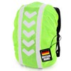 FLEXEO Rain Cover Backpack Cover with Reflectors (42-55L) in Yellow,