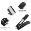 Nail Clippers 2PCs Nail Cutter Set Stainless Steel Fingernails Toenails