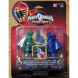 Power Rangers Mystic Force - 5cm Thumb Fighter Figure - Green / Evil Space Alien
