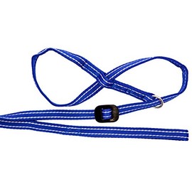 Gencon All-in-1 Headcollar and Lead Left-handed Blue/White