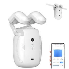 Automatic Curtain Opener, Smart Curtain Opener and Closer with APP and Voice Control Only for Roman Rod Tracks, Compatible with Alexa Google Home Timer Light & Temperature Sensor