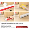 LYNNDoor Draft Stopper，Under Door Insulator for Noise Reduction and Weather