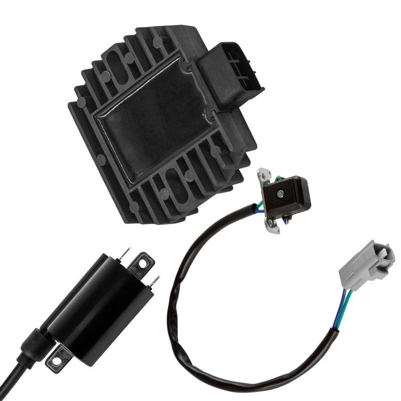 For Kawasaki Regulator w/ Stator Pickup Ignition Coil for Kawasaki