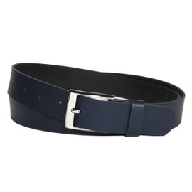 Vascavi Genuine Leather Belt, 3 cm Wide and Approx. 0.25 cm Thick, Belt, Waist Belt, Denim Belt, Made in Germany, darkblue