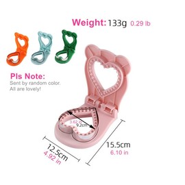 KeepingcooX Sandwich Cutter and Sealer - Heart Shaped Sandwich Maker - Peanut Butter and Jelly Crustless Sandwich Bread Pancake Maker Cookie Cutter for Kids Children Boys Girls