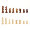 62 Pieces Wooden Checker Pieces & Chess Pieces 2 in