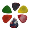 48 Pack Guitar Pick Grippers,Anti-Slip Rubber Grip Holders, Washable Soft