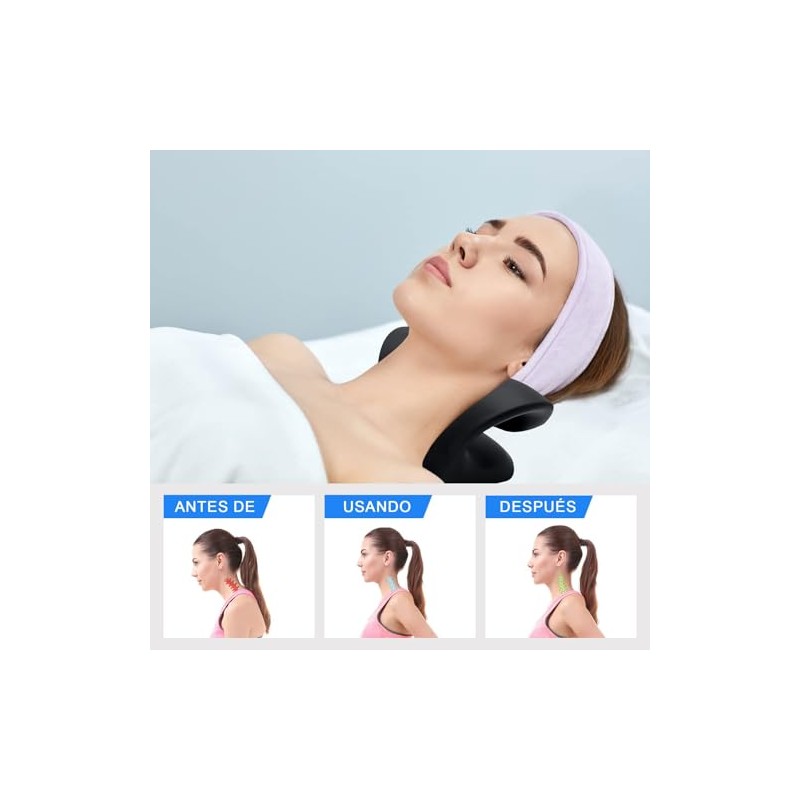 Relajador de Cuello y Hombros, Dispositivo portátil de tracción Cervical