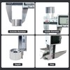SHAN Digital Caliper Measuring Tool，Digital Caliper Stainless Steel 6 Inch/150mm，Automatic