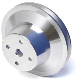 Billet Aluminum Pontiac Water Pump Pulley - 1V, 350-400, 428, 455, V-Belt