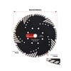 Casaverde 9" Turbo Diamond Blade,Granite Cutting Blade Dry Cutting for