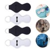 GLEAVI 4Pcs Lipstick case Keychain Lip Gloss Holder Keychain Lip
