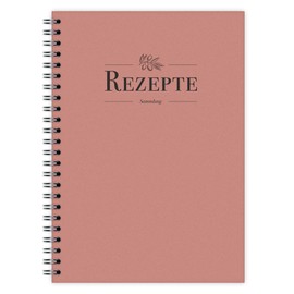 etmamu 742 Recipe Book A5, 102 Pages, for Writing Yourself, DIY, Cooking