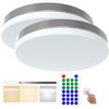 2 Pack 13 Inch Round LED Flush Mount Ceiling Light