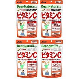 Asahi Group Food Dianatura Style Vitamin C, 60 Day Supply (120 Tablets) x 4 Packs