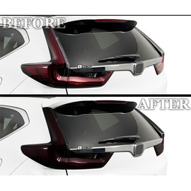 BOGAR TECH DESIGNS Full Headlight Taillight Tint Kit Compatible with Honda CR-V 2017-2022, Dark Smoke