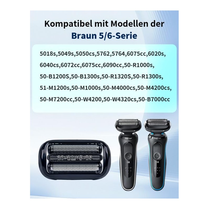 53B Shaving Head Compatible with Braun Series 5 & 6