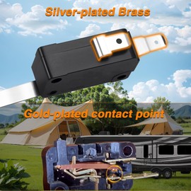 RUHUALIFE 2Pcs Sail Switches Sail Sw Low Air Flow Sail Switch Compatible with RV Camper Travel Trailer Dometic Atwood RV Camper Furance 7912-II 7916-II Replace#: 36680