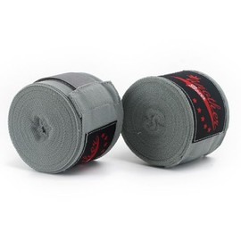 masoe Vendas Boxeo Vendas Elasticas para Boxeo Ringside Vendas para Boxeo Vendas de Mano Elasticas para Protección de Muñecas y Nudillos, Artes Marciales Mixtas y Boxeo (Gris)