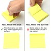 Haftnotizen, leuchtende Farben, 76 x 76 mm, abnehmbar, selbstklebend, in