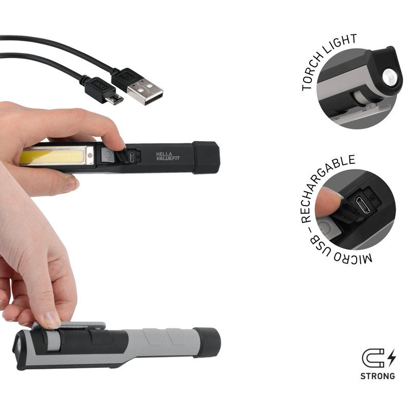 HELLA Valuefit LED Hand Light UPL150 - 3.7 V -