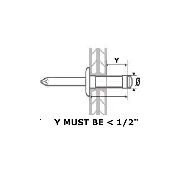 Astro Pneumatic Tool ADR14 XL Blind Rivet Adapter Kit -