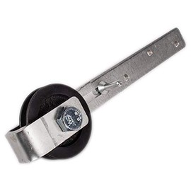 ATTAS MEA Sliding Gate Roller with Bracket, 75 mm, Sliding Door Roller for Rails, Cast Iron Roller for Barn Door, Barn Door Roller, for Sliding Door Fitting