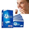 Sensitive Teeth Whitening Individual Strips,Non-Slip Bitvae White Strips,Gel Teeth Cleaning